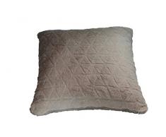 Comptoir du linge Coussin Pyramide Sable, Microfibre, 50x50 cm