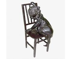 Better & Best Brass Grande Chaise en Laiton pour Fille Jaune 11 x 11 x 20 cm