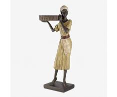 Better & Best BL Figurine dÃ©corative en Forme de Corbeille Ã Linge pour Femme Vert Clair Tablier et Turban Blanc 13,5 x 10 x 30 cm MatÃ©riau : rÃ©sine Taille Unique