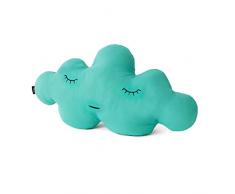 Paparajote Factory Cloud XL Coussin pour Enfant Coton Nuage déhoussable lit 95 x 50 cm 95 x 20 x 50 cm Vert