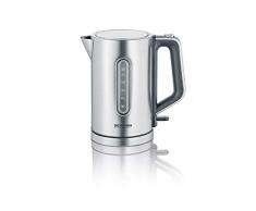 Severin Bouilloire Design Compact en Inox 2400W 1,7 L, Socle 360° : Peut Ãtre Replacée Dans NImporte Quel Sens, WK 3416