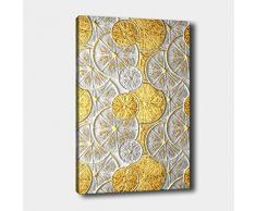 Bonamaison Peinture sur toile, multicolore, 70 x 100 cm - Conçu et fabriqué en Turquie