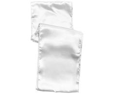 Club Green satiné Chaise Cravate, Blanc, 230 mm x 3 m