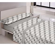 Gale Hayman Style Libela morella draps Hiver, Polyester, Gris, 190Â x 90Â x 3Â cm