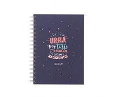 Mr Wonderful Cahier A5 pour Tous Les objectifs Que Vous Avez atteints, Multicolore, Unique