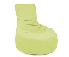 Outbag 01SLOPLU-LIM Pouf, Polyester, Citron Vert, 85 x 75 cm