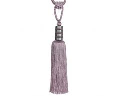 STEPHANOISE Embrasse Fantaisie, Mauve, 29(h Pompon) x79 cm