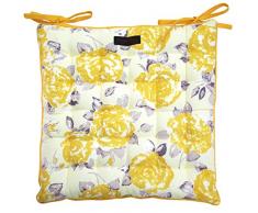 Ragged Rose Galette de Chaise Chaise rembourrÃ©e en Coton Rose, Or
