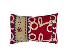 Thedecofactory 305015 Coussin, Polyester, Rouge, 30 x 50 x 3 cm