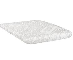 Simam Cbabyfibras - Oreiller en Polyester Couleur Argent, 33Â x 53Â x 3Â cm