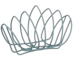 Une domo Pv-chr-1275Â Point-Virgule Phil Toast/support pour serviettes de table en poudre Menthe 18.5Â x 8.5Â x 11Â cm, Acier, Vert