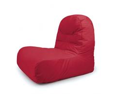 Outbag Bridge Pouf, Rouge, 95 x 65 cm
