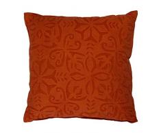 Thedecofactory 505213 Coussin, Polyester, Orange, 50 x 50 x 3 cm