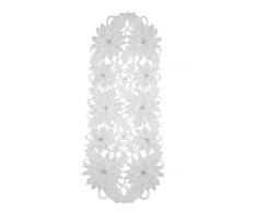 Bellanda Chemin de Table, Polyester, weiÃ, 75 x 30 x 0,5 cm