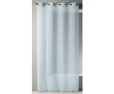 Homemaison 09533-8-AL Voilage Etamine/Polyester Bleu 1 x 130 cm