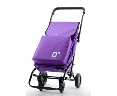GARMOL Chariot de Courses 66L Violet