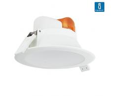 Contecnologia Aigostar â Wave Downlight LED, Spot Encastrable de Plafond de 10 Pelle courbé watios, lumière Chaude et Diametro de 95 mm