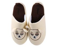 Aerusi Sec111031Â pour Enfant Ours en Peluche Chaussons, Beige, 11.5â34,3Â cm, Beige, Childrens Size 11.5-13.5 inch