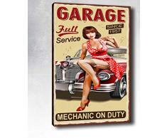 Bonamaison Peinture sur toile, multicolore, 70 x 100 cm - ConÃ§u et fabriquÃ© en Turquie