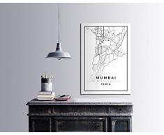 Bonamaison DÃ©coration Murale en Toile, Multicolore, 70 x 100 cm