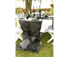 Santex 2975 Housse de Chaise avec Noeud Satin Noir