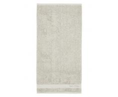 Marc OPolo Melange Drap de Douche Bain, Eponge Coton tissÃ© Teint (550 GR/mÂ²), Beige/White, 70 cm x 140 cm