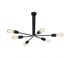 Homemania Lampe à suspension W65xd65xh40 cm Noir