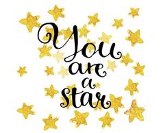 Scenolia Tableau sur Toile You are A Star 60 x 60 cm | décoration Murale Design imprimée en France