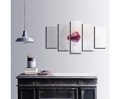 Bonamaison DÃ©coration Murale Ensemble de 5 Impression sur Toile, Dimensions: 100 x 60 Cm - ConÃ§u et fabriquÃ© en Turquie