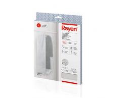 Rayen | Housse vêtement pour penderie | Housse de Costume sur Cintre avec Fermeture à glissière | Couvre-Robe résistant à la poussière, à lhumidité et aux Mites| 60 x 150 cm | Gris Clair/Translucide