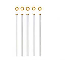 KOCH Paille en verre, droite, whisky, Lot de 5