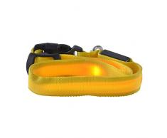 Ultron LED Ã©conomiser E Collier pour chien Jaune 142446