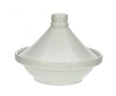 COSY & TRENDY 9300022 Tajine en Grès-Blanche-D22CM, Blanche