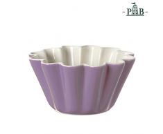 PORCELLANA Arezzo Pudding Bol cm 11, Porcelaine, Lilas, 0.1Â x 0.1Â x 0.1Â cm