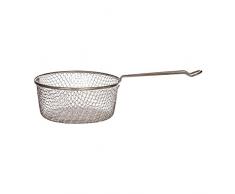 Premier Housewares 0102128 Petit panier à friteuse avec poignée simple Acier étamé Argenté