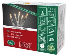 Konstsmide 6351-823 Guirlande Lumineuse à Micro LED Plastique, 2 W, Or