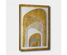 Bonamaison Peinture sur toile, multicolore, 50 x 70 cm - ConÃ§u et fabriquÃ© en Turquie