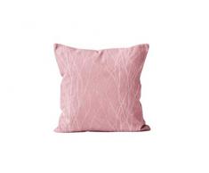 Soleil docre Liane Coussin décoratif, Polyester, Rose, 40 x 40 cm