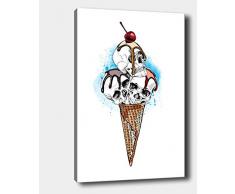 Bonamaison Peinture sur toile, multicolore, 50 x 70 cm - ConÃ§u et fabriquÃ© en Turquie