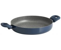 Home Professional Stone Sauteuse 2 Poignées Antiadhérent Pfluon, Bleu, Diamètre 24 cm