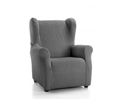 Martina Home Emilia Housse Fauteuil orejero, Tissu, Gris, 33Â x 8Â x 42Â cm