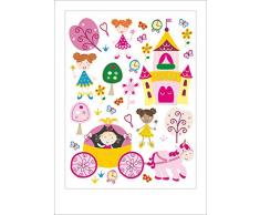 AG Design c 0806 Mural Stickers autkleber Princess