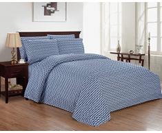 Kensie Draps - Twin, Bleu Marine, Jumeau