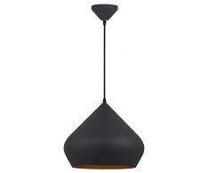 ILUMINATION DE DESIGN Lampe suspension Medio Noir