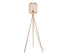 Tosel 51220 Lampadaire 1 Lumière, Acier, E27, 40 W, Marron, 70 x 157 cm