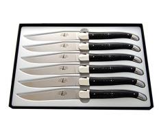 Forge De Laguiole T6 2M INTCNOI Couteau, Noir