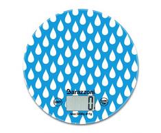 Balance de Cuisine Ronde numérique Bleue