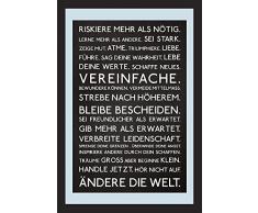 Empire Merchandising 688347Â ImprimÃ© Miroir Mural 22Â x 32Â x 1,2Â cm, Multicolore