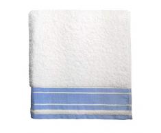 Santens Ross Eponge Serviette de Toilette, Coton, Blanc, 50100