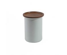 Tiipoi Ayasa Bocal, Aluminium/Bois, Gris, 10.19Â x 10.19Â x 13.8Â cm